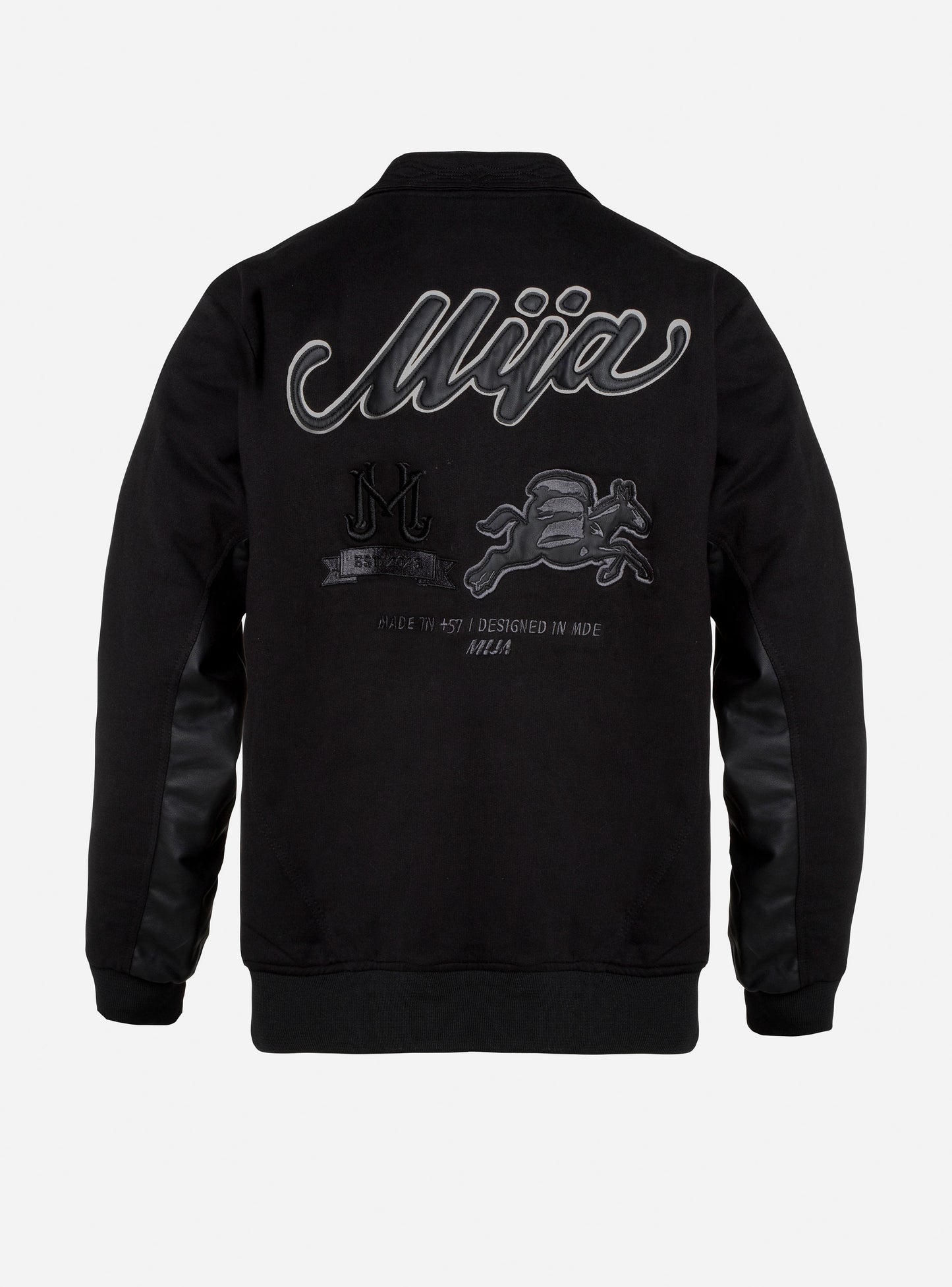 Chaqueta Varsity Negra