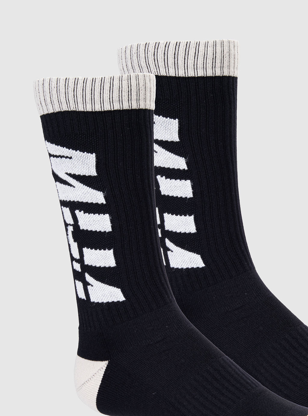 Socks Black and Beige