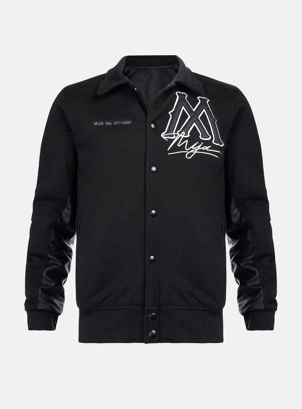 Chaqueta Varsity Negra