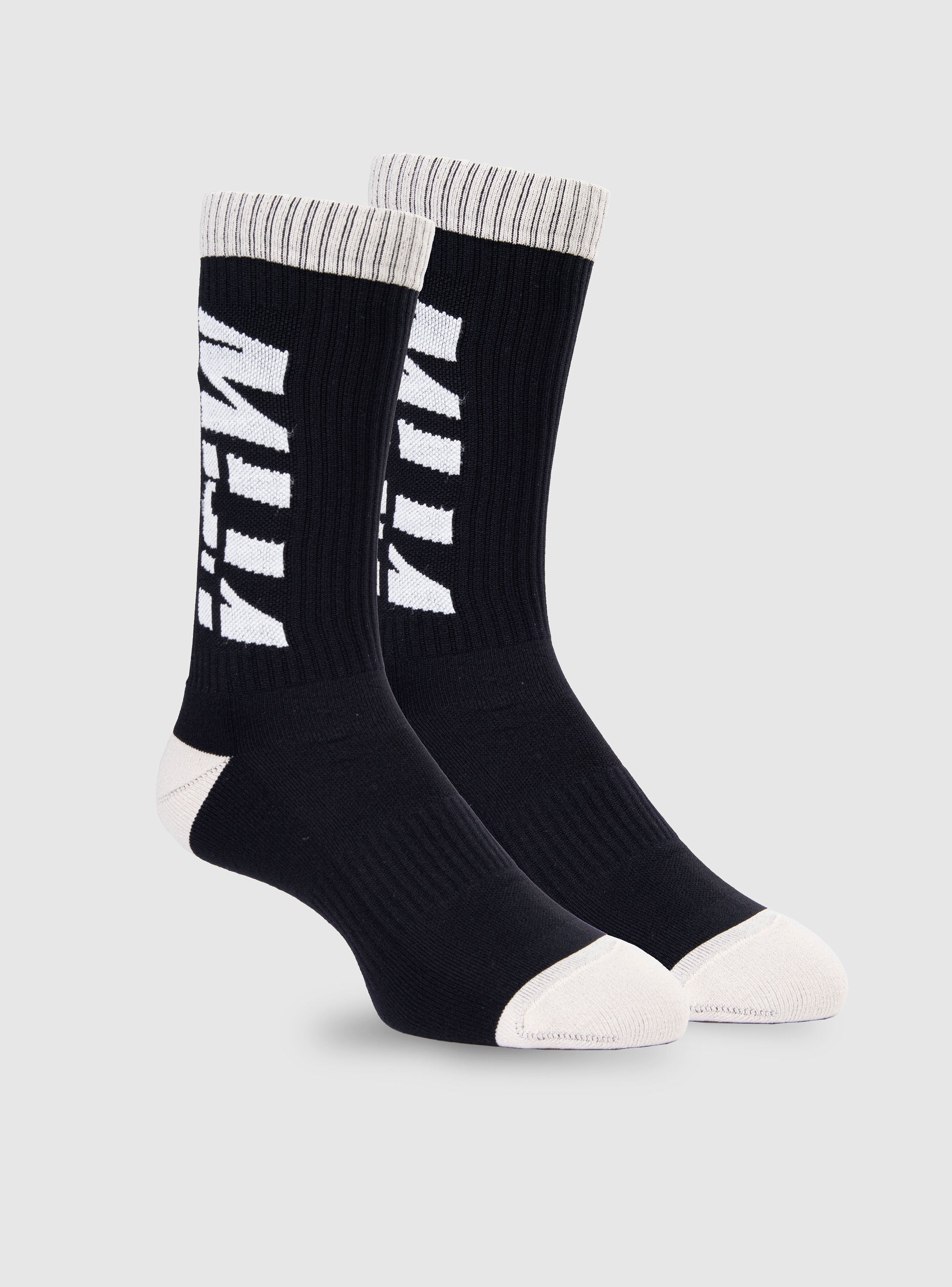 Socks Black and Beige