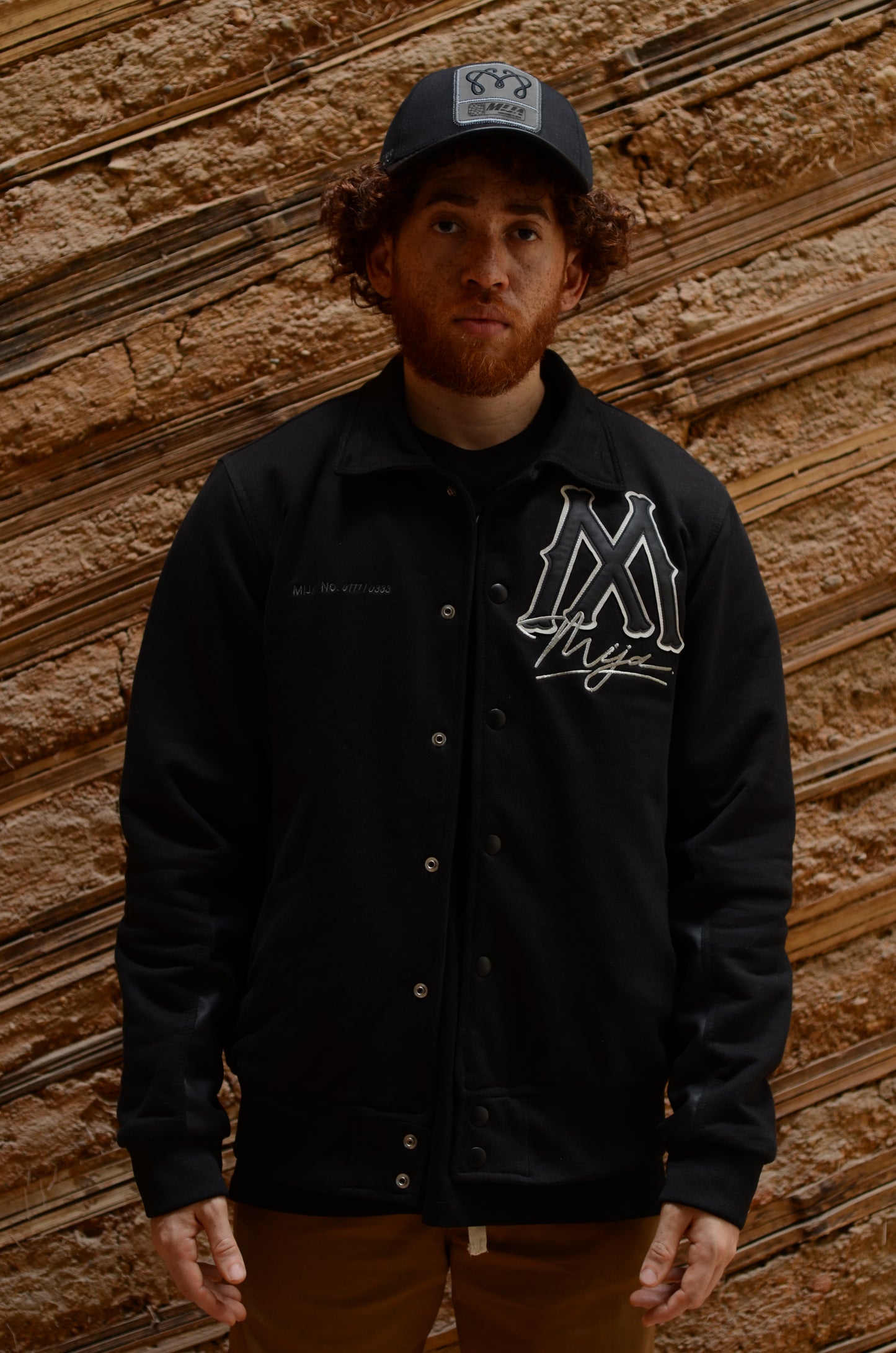 Chaqueta Varsity Negra