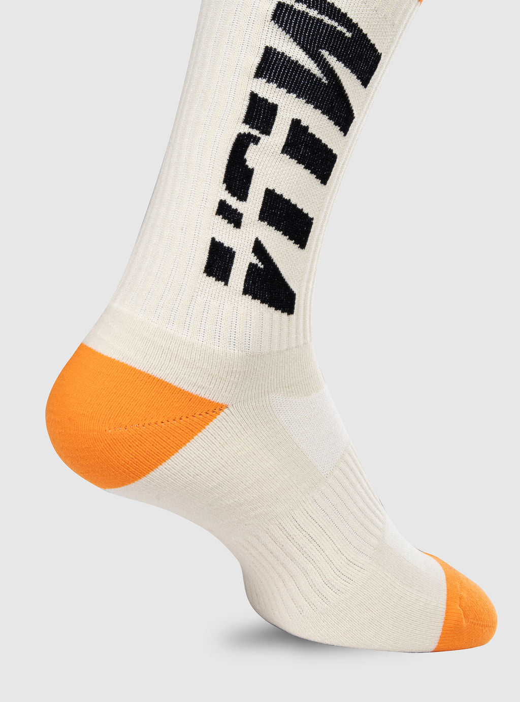 Socks Orange and Beige