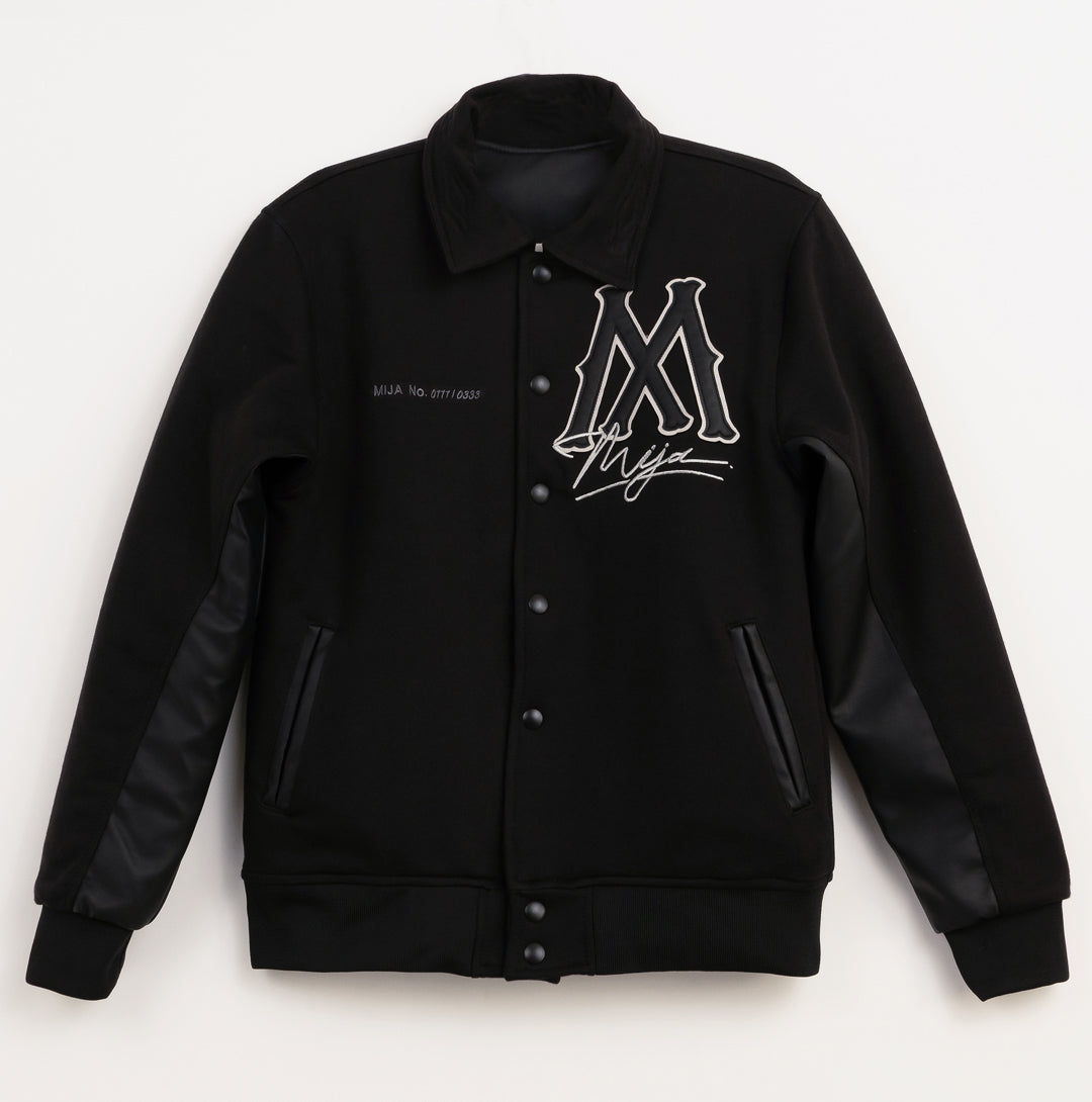 Chaqueta Varsity Negra