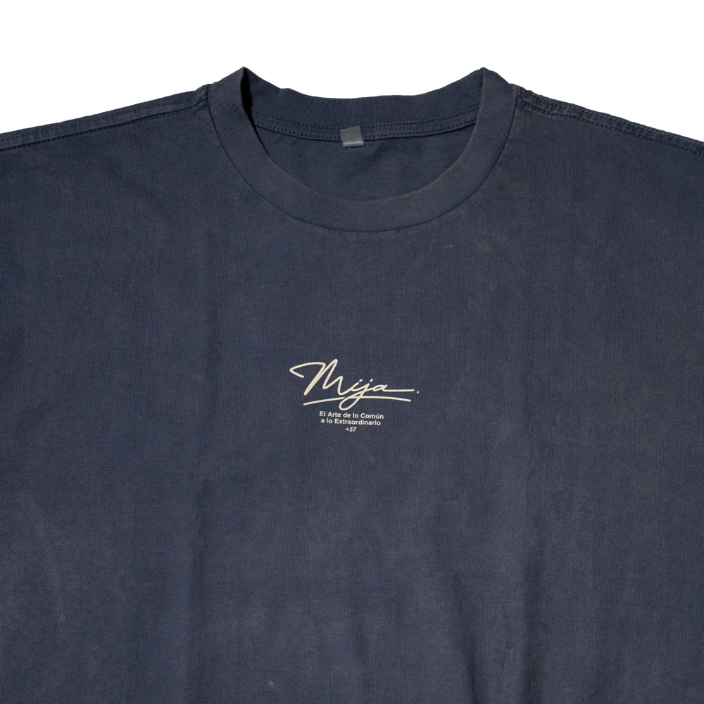 T-Shirt Gray Blue  / Oversize Fit