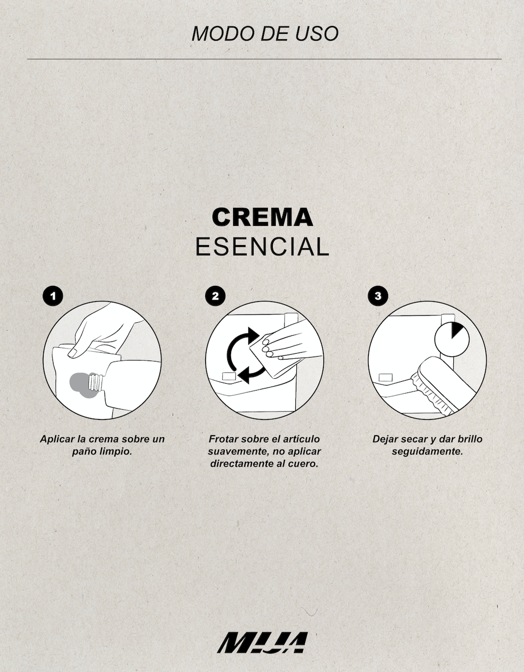 Crema Hidratante Cuero