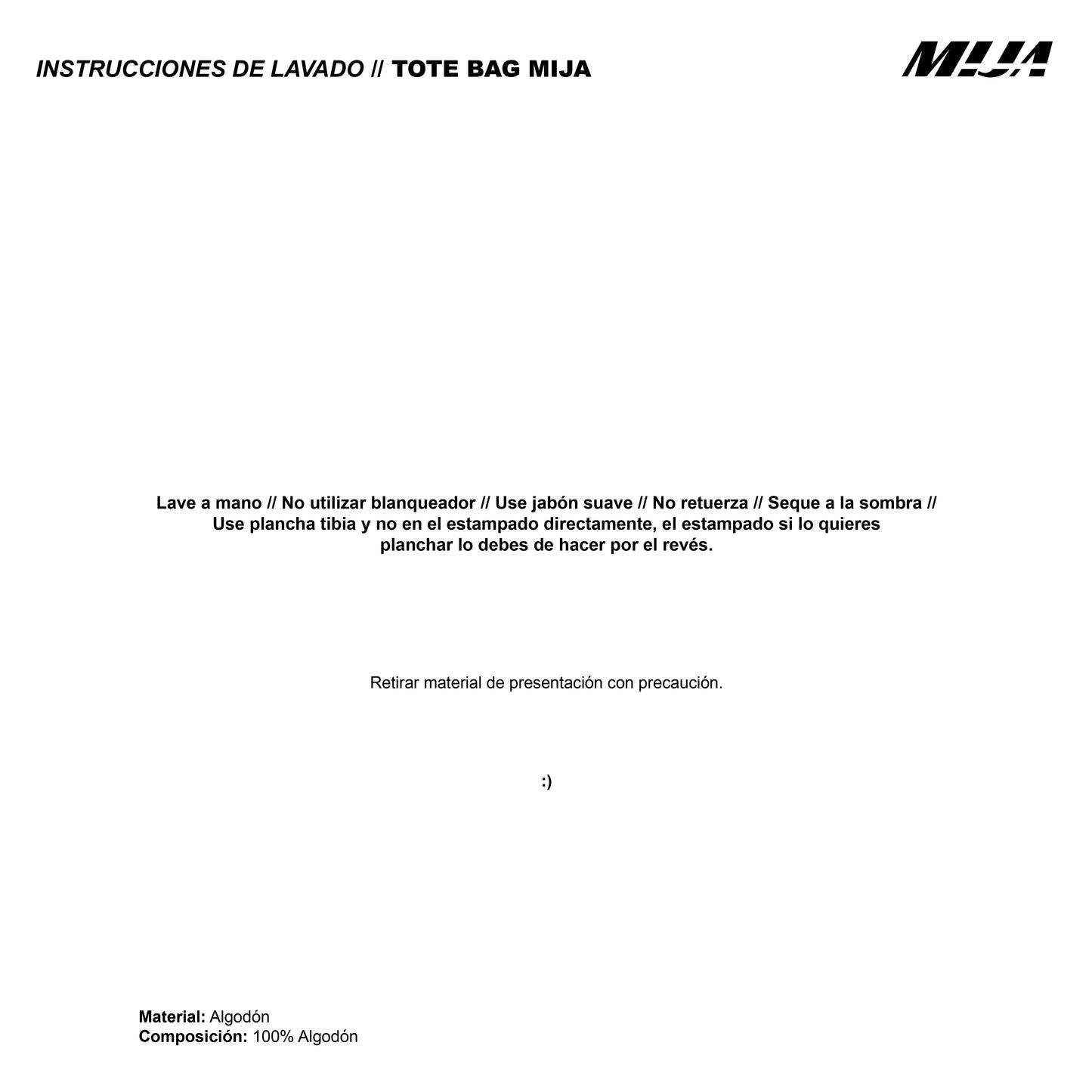 Tote Bag MIJA