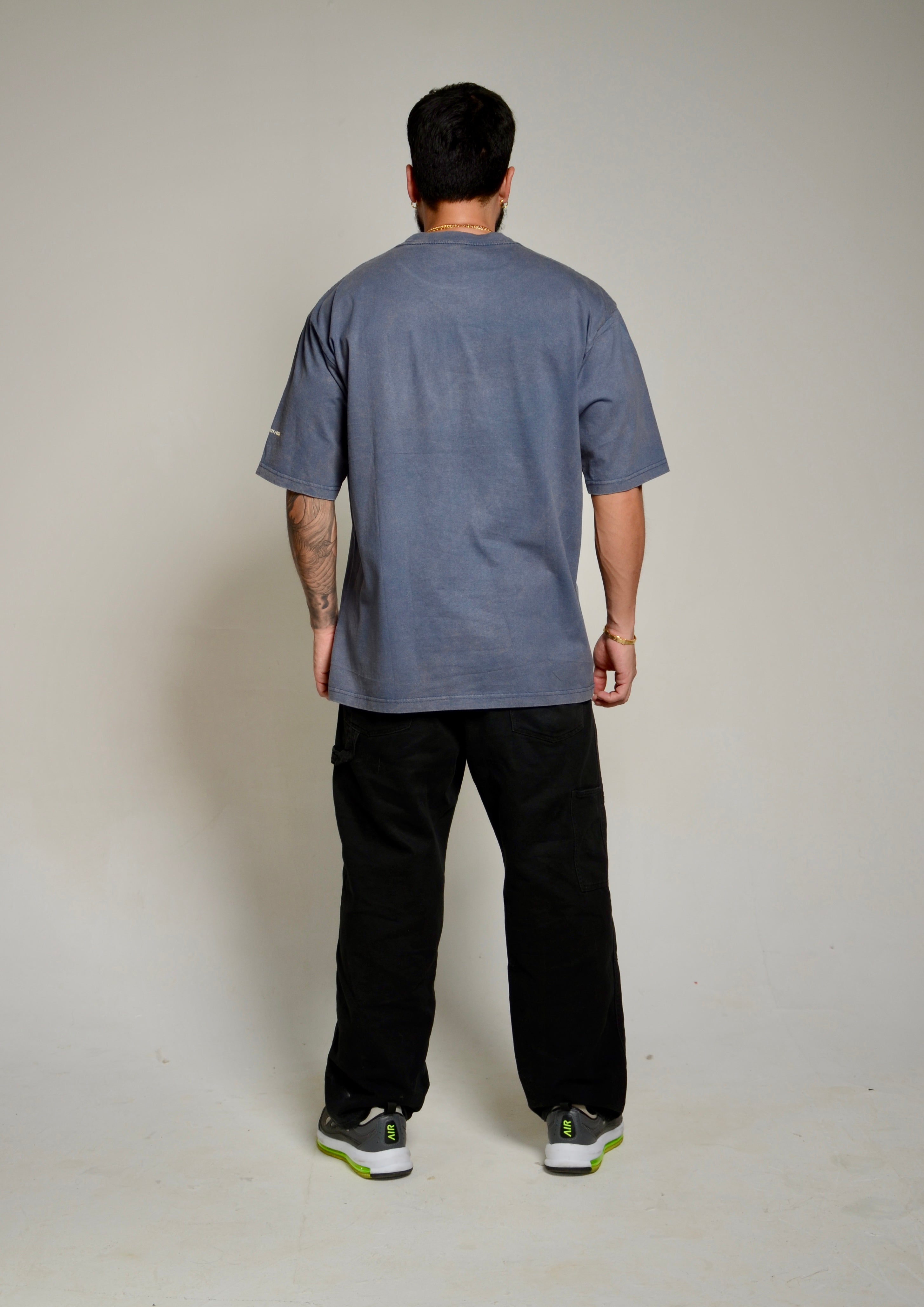 T-Shirt Gray Blue  / Oversize Fit