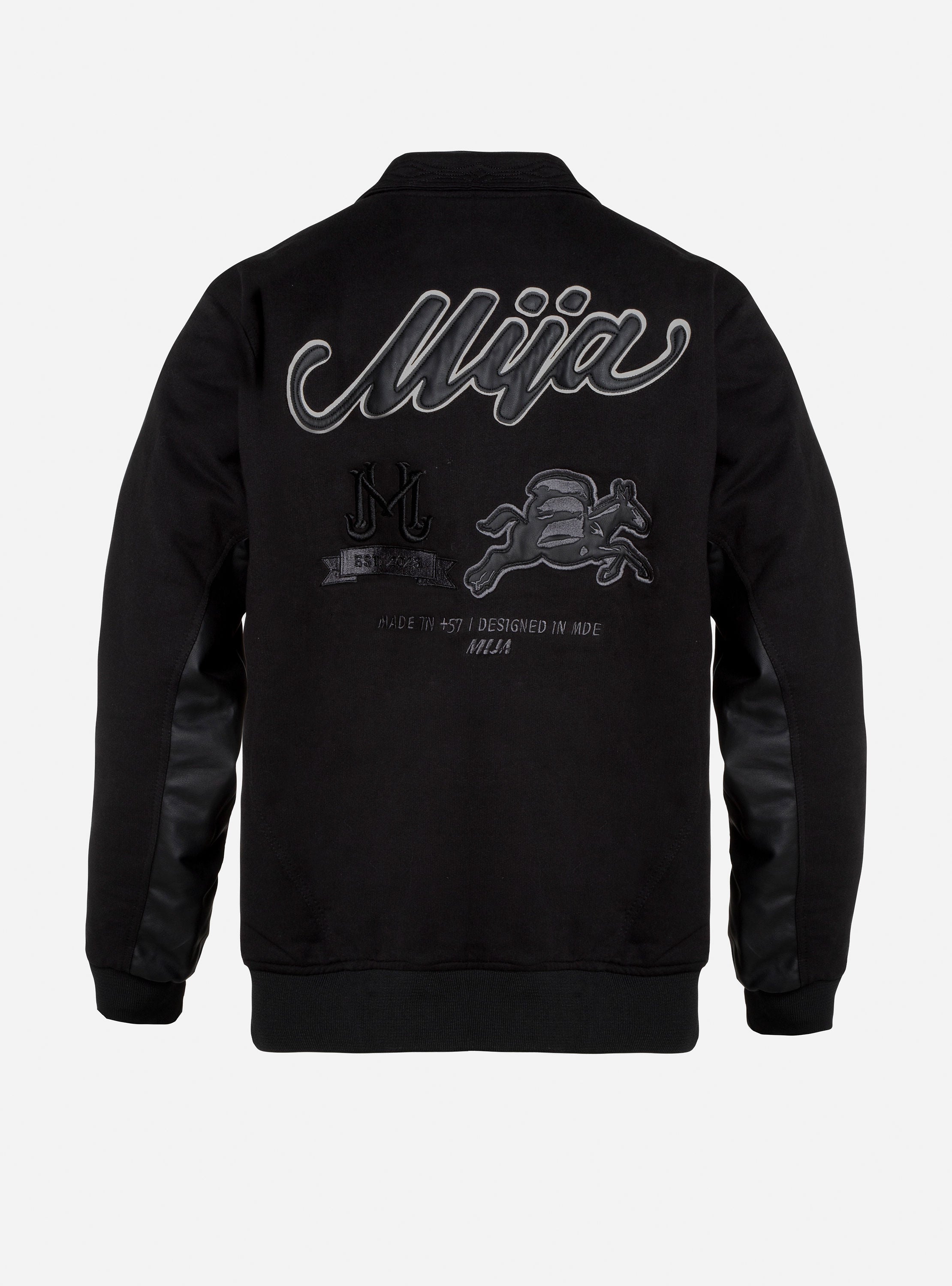 Chaqueta Varsity Negra