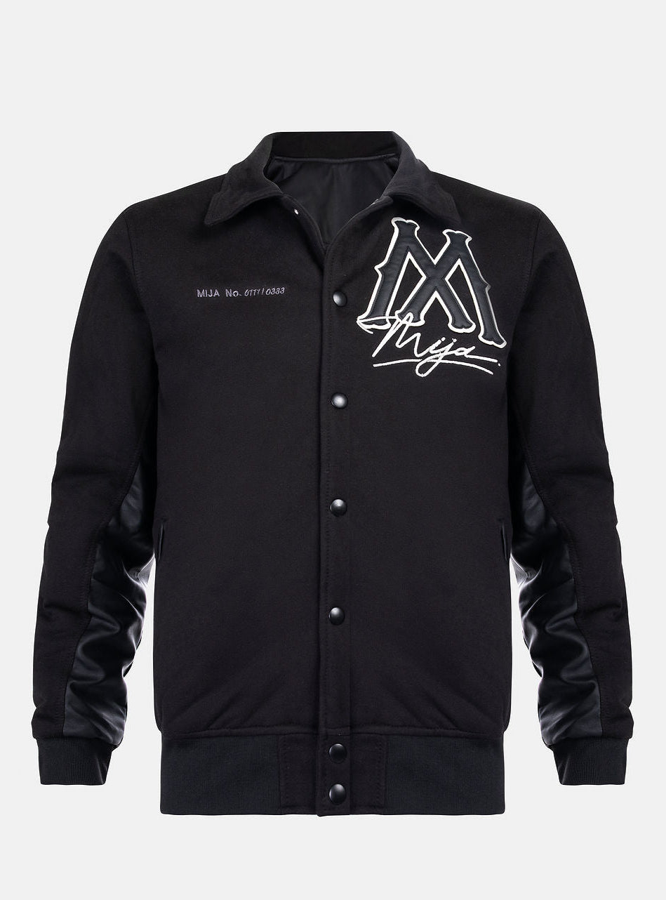Chaqueta Varsity Negra