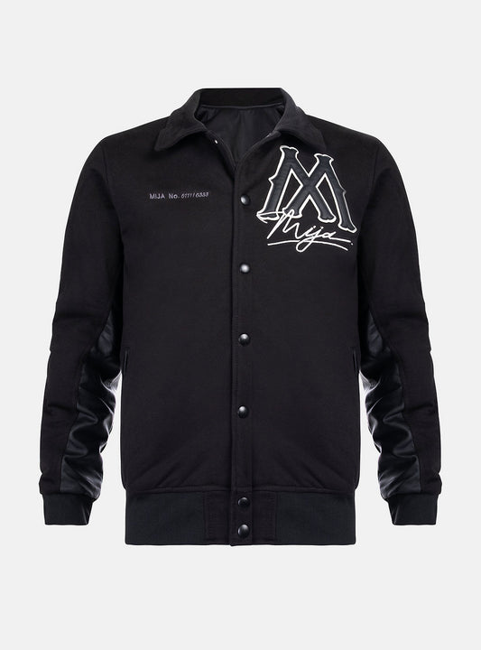 Chaqueta Varsity Negra