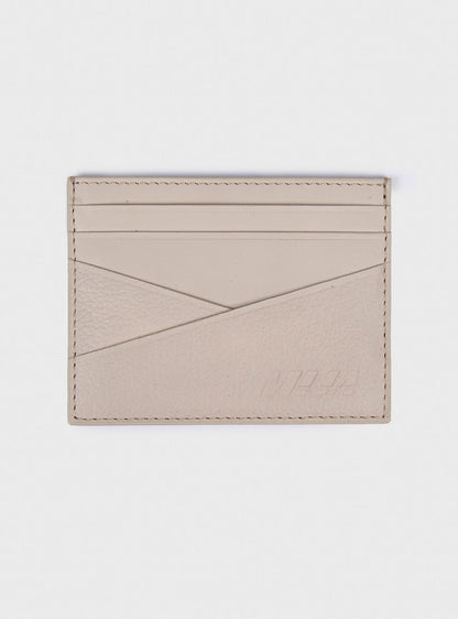 Beige Card Holder