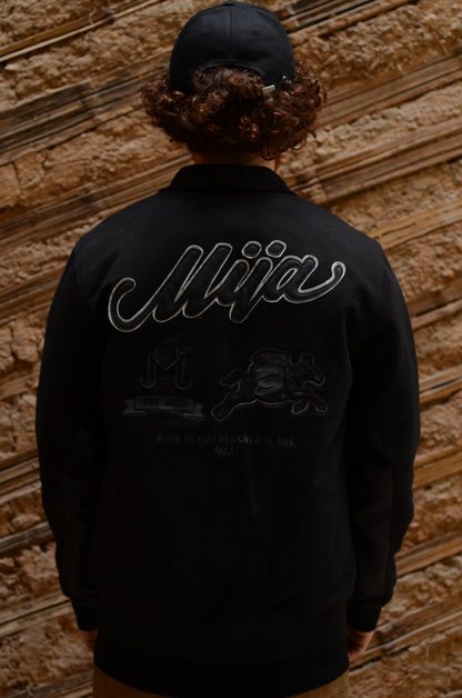 Chaqueta Varsity Negra