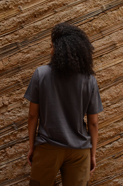 T-shirt Gris "Las de Diario" | Regular Fit
