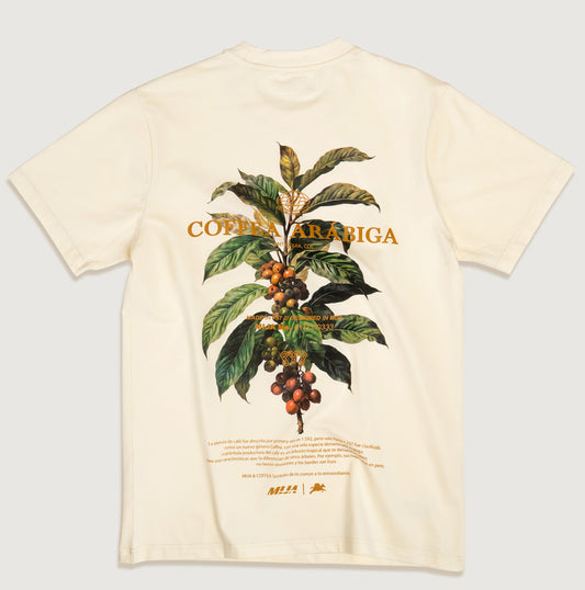 T-shirt Coffee Arabiga Beige / Regular Fit