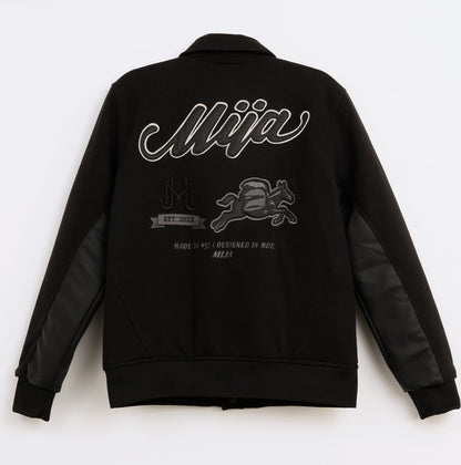Chaqueta Varsity Negra